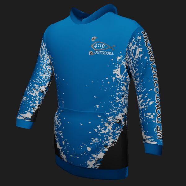 4:19 Outdoors Classic Hoodie - Blue Thumbnail