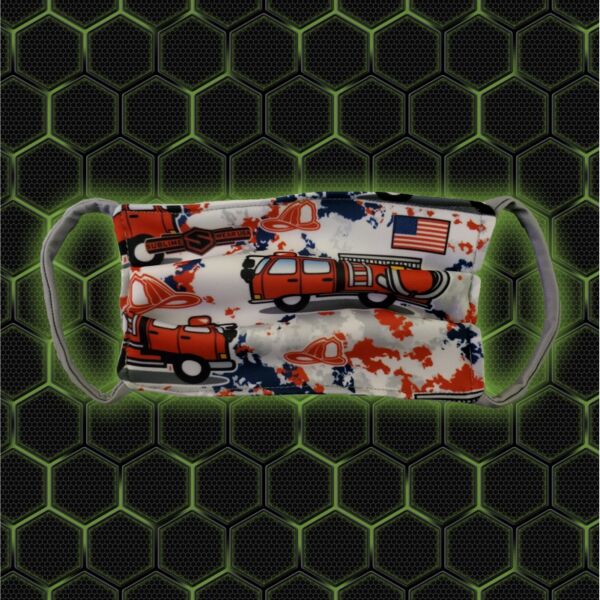Sublime Standard Mask - Child - Fire Truck Thumbnail