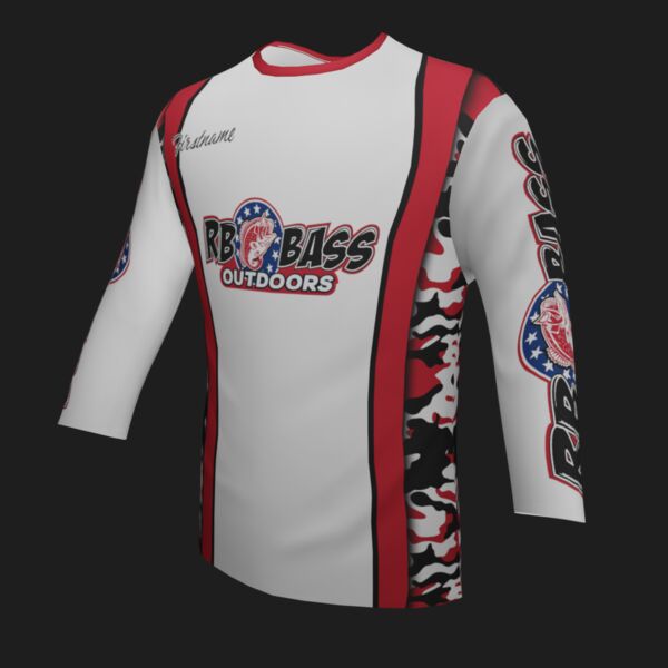 RB Bass Pro Staff - Jersey - Style 1 - Red Thumbnail