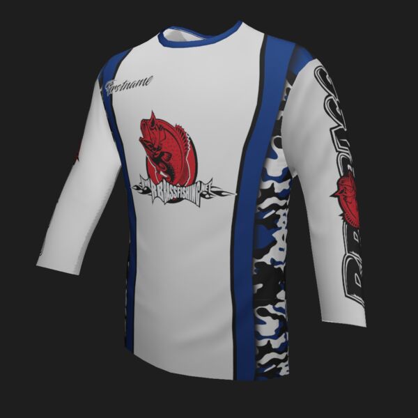 RB Bass Pro Staff - Jersey - Style 1 - Blue Thumbnail