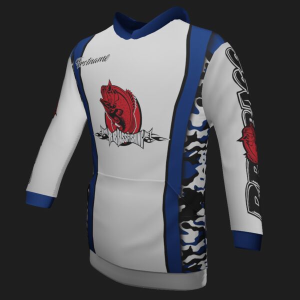 RB Bass Pro Staff - Classic Hoodie - Style 1 - Blue Thumbnail