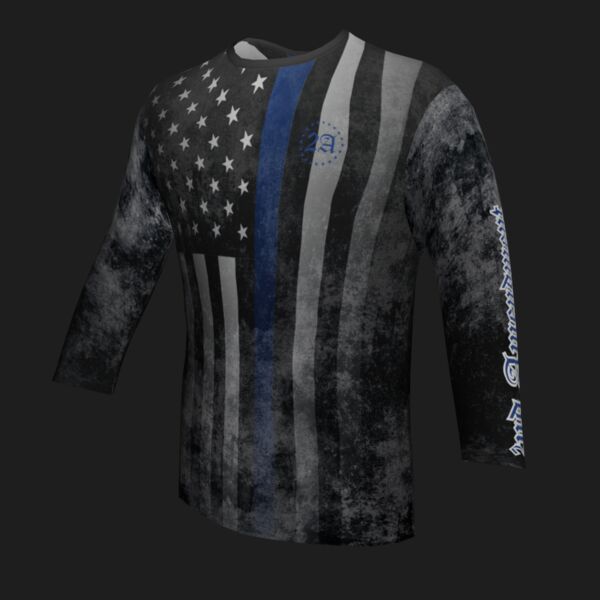 Performance Long Sleeve Shirt - 2A-USFC-Blue Thumbnail