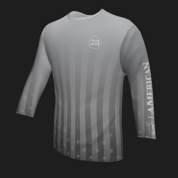 Performance Long Sleeve Shirt - 2A-USFS-Light Gray Thumbnail