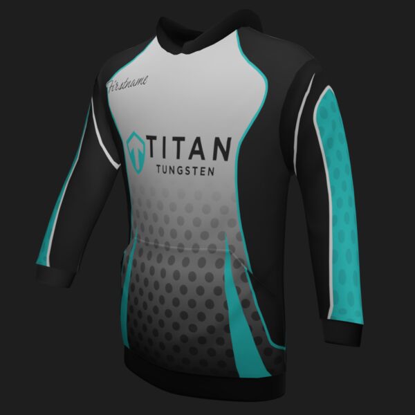 Titan Tungsten Classic Hoodie - Style 3 Thumbnail