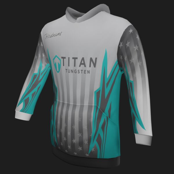 Titan Tungsten Classic Hoodie - Style 5 Thumbnail