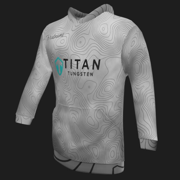 Titan Tungsten Premium Hoodie - Style 8 Thumbnail