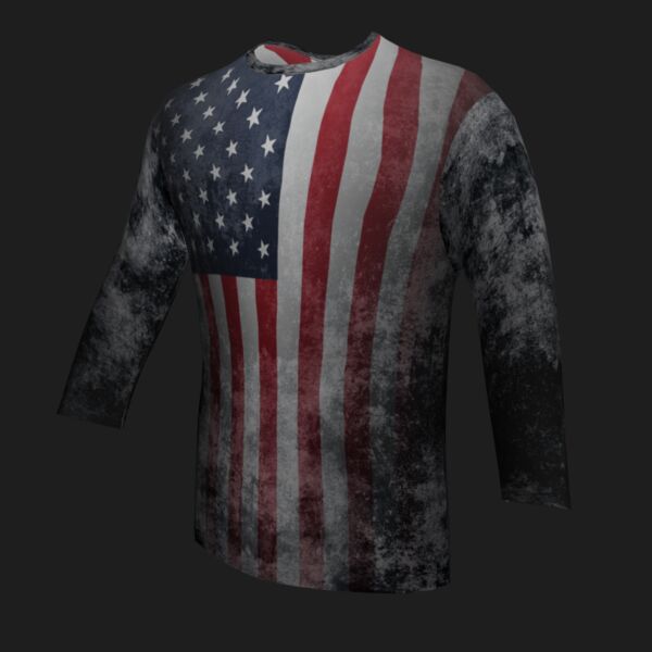 Performance Shirt - Red, White and Blue Flag Thumbnail