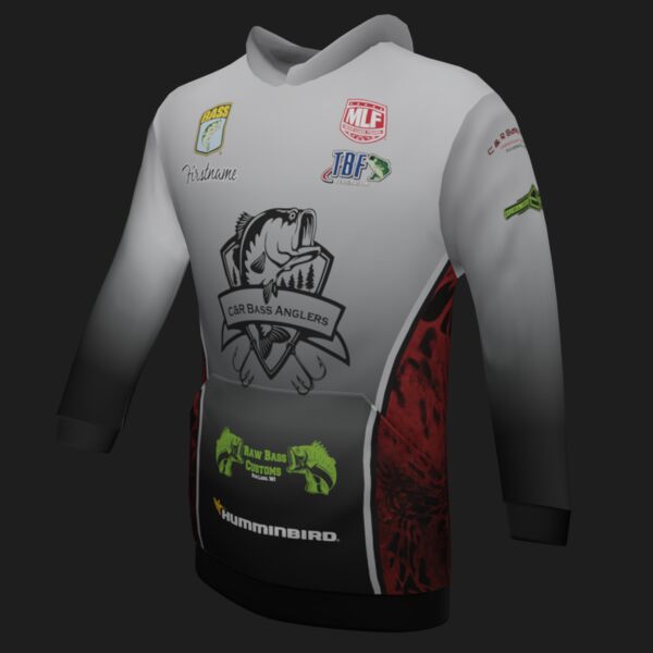 C&R Anglers - Premium Hoodie - Red Thumbnail