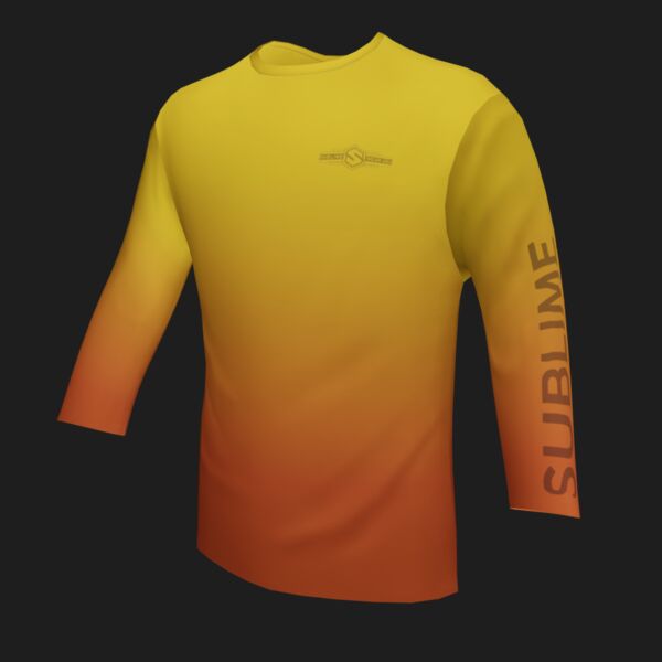 Performance Long Sleeve Shirt - Faded - Gold/Orange Thumbnail