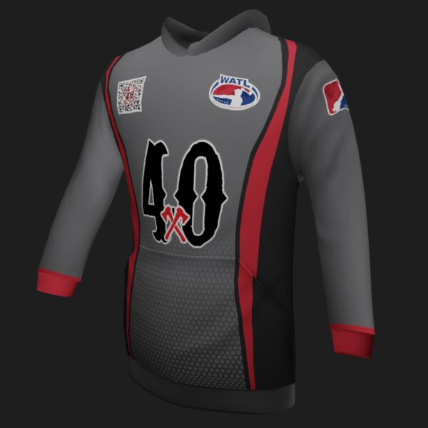 World Axe Throwing League - 40 Whacks with an Axe Classic Hoodie Thumbnail