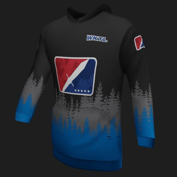 World Knife Throwing League - Cascadia Axe Co. Classic Hoodie Thumbnail