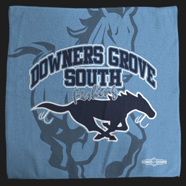 Downers Grove South - Double Sided Towel and Carabiner - Style 2 Thumbnail