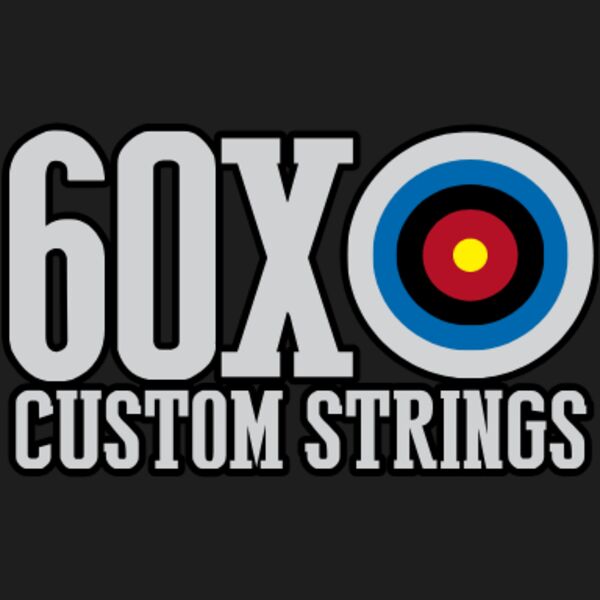 60X Custom Bowstrings Black Contour Thumbnail